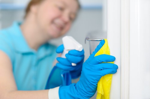 Thorough deep cleaning process in a residential Hammersmith home