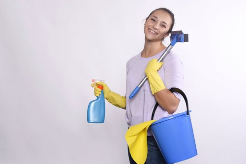 Commercial facade cleaning in Hammersmith with modern equipment
