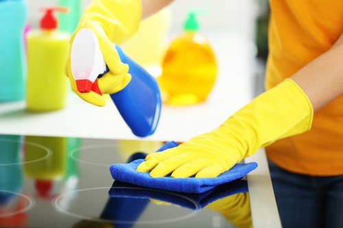 Client confirming a Hammersmith deep cleaning appointment