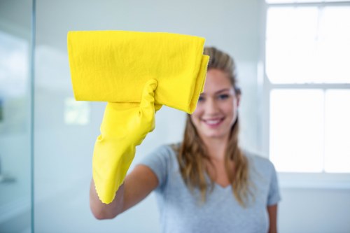 Deep cleaning and sanitising service for a commercial property in Hammersmith