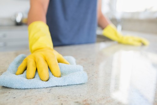 Hand-cleaning a delicate rug during rug cleaning in Hammersmith